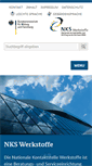 Mobile Screenshot of nks-werkstoffe.de